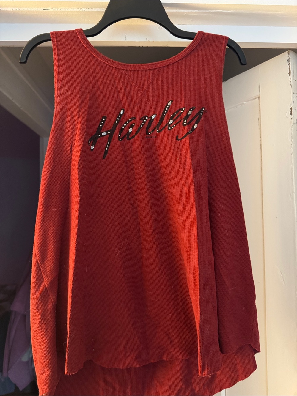 Harley-Davidson Red Studded Logo Tank